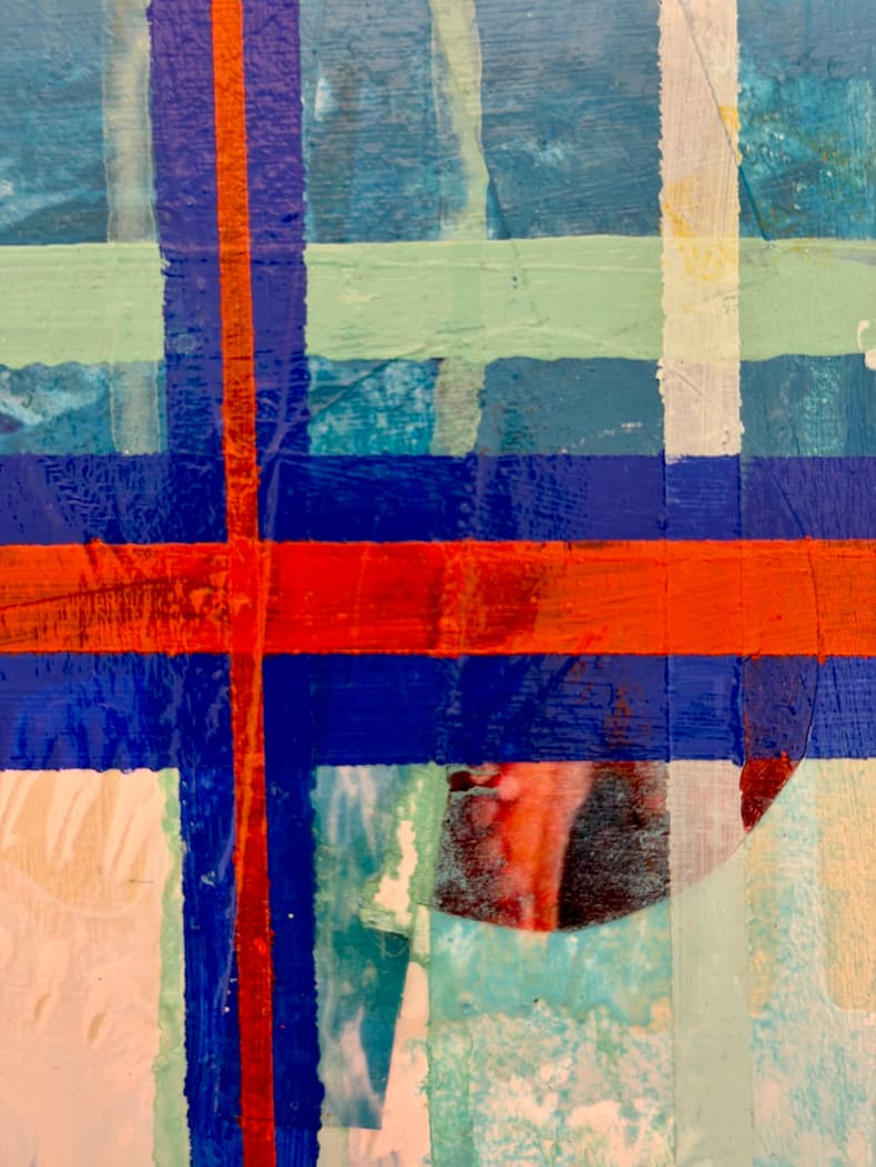 "Pool Party Plaid" by Meg MacLeod