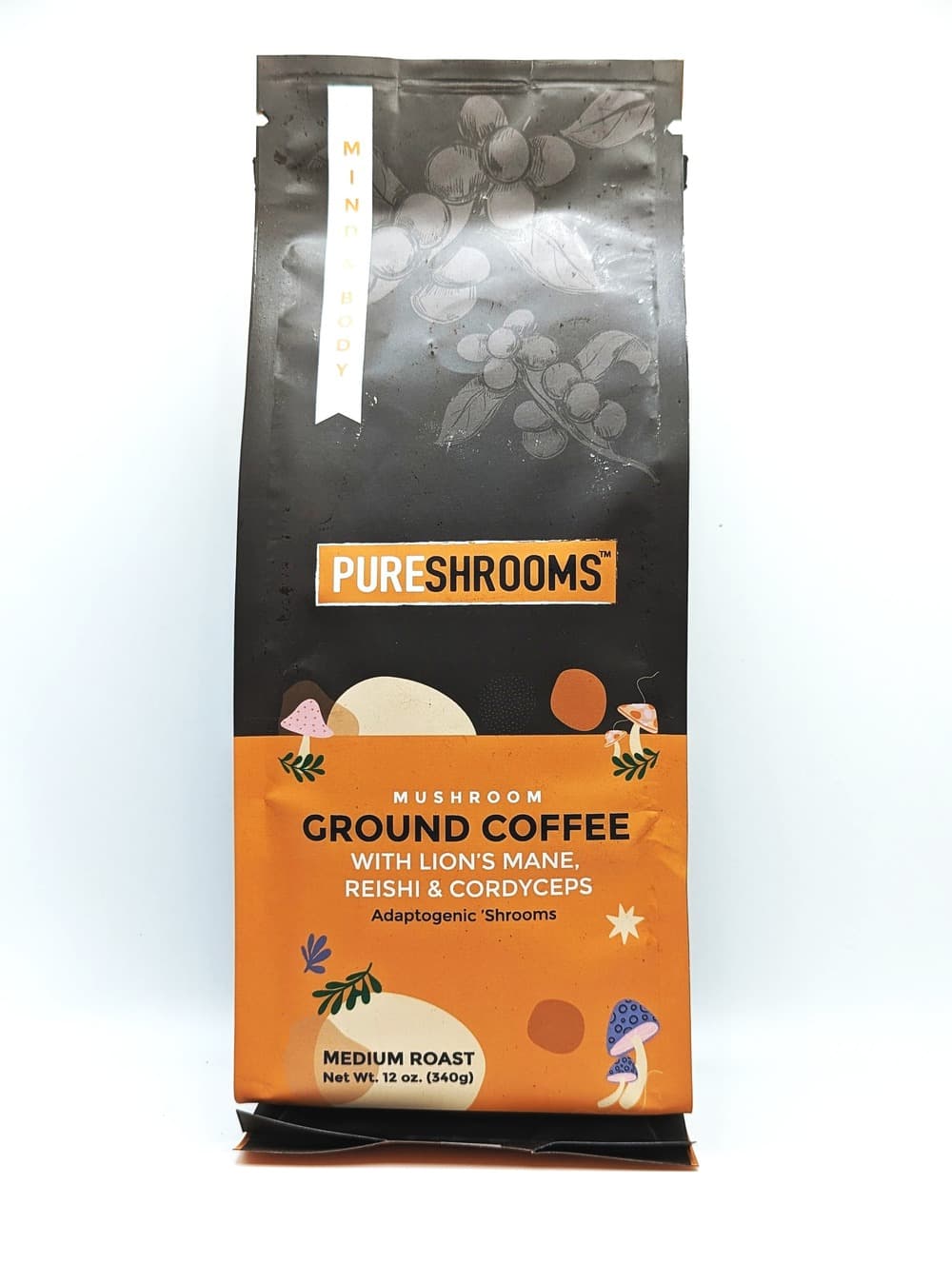 Lion's Mane - Cordyceps - Reishi Ground Coffee 12 oz