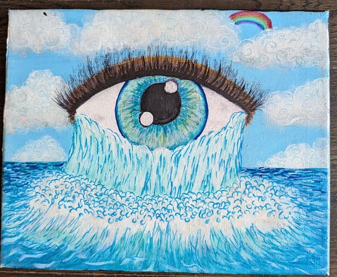 Art Piece "Cry me a river"